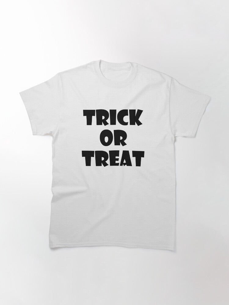 Halloween Trick Or Treat Classic T Shirt US Trend 3