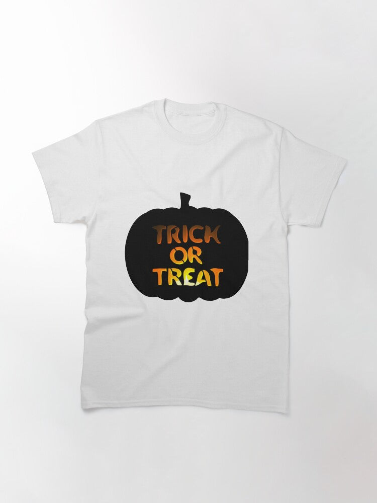 Trick Or Treat Halloween Classic T Shirt Minimal Style 9