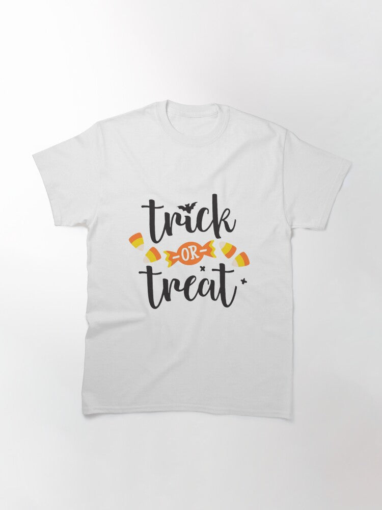 Trick Or Treat Classic T Shirt Minimal Style 10