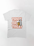 Trick Or Treat Halloween Spooky Ghost Classic T Shirt Minimal Style