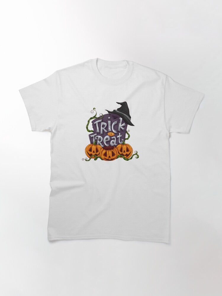Trick Or Treat Classic T Shirt Premium Print 10