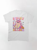 Womens Coquette Spooky Season Boo Halloween Costumes Girl Classic T Shirt
