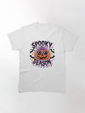 Spooky Season Retro Halloween Classic T Shirt 3