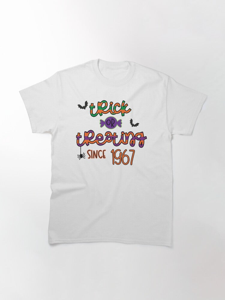 Trick Or Treat Happy Halloween Classic T Shirt Everyday Wear 3