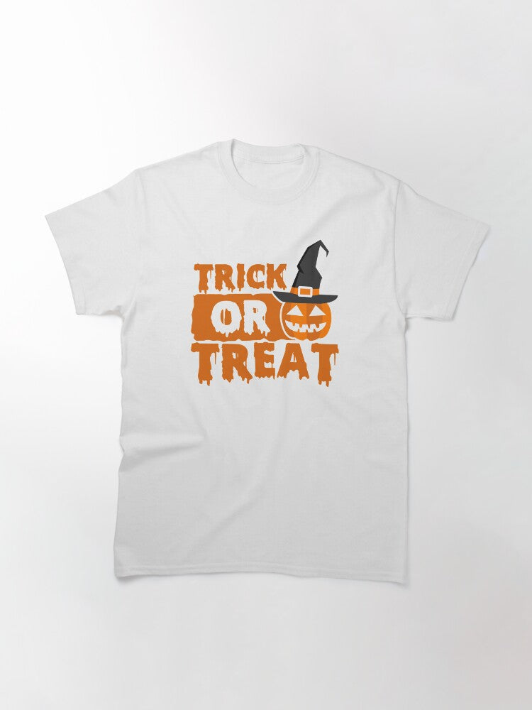 Trick Or Treat Classic T Shirt Minimal Style 12