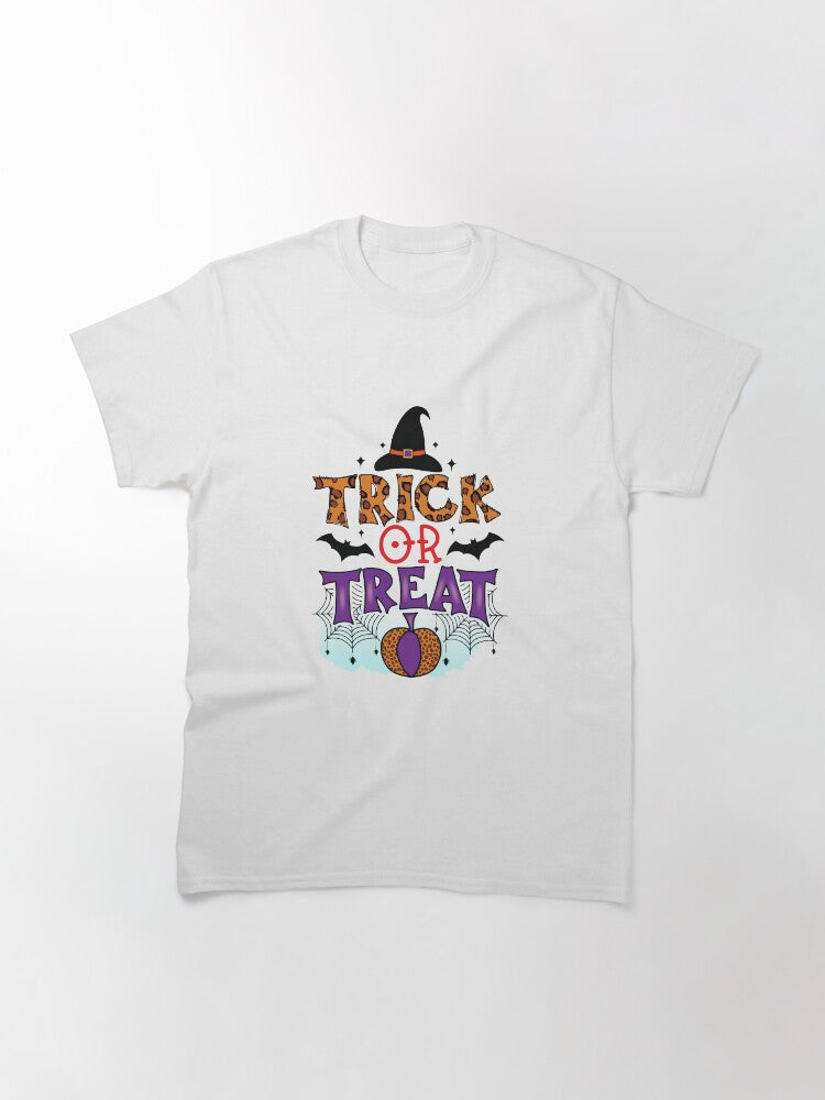 Trick Or Treat Classic T Shirt Minimal Style 3