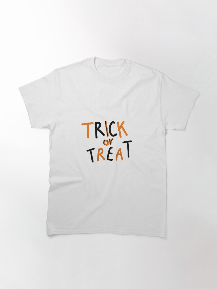 Trick Or Treat Classic T Shirt Premium Print 2
