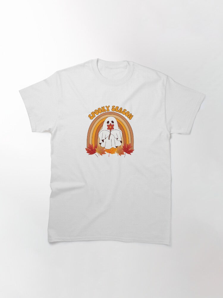 Spooky Season Halloween Shirt Cute Ghost Shirt Classic T Shirt