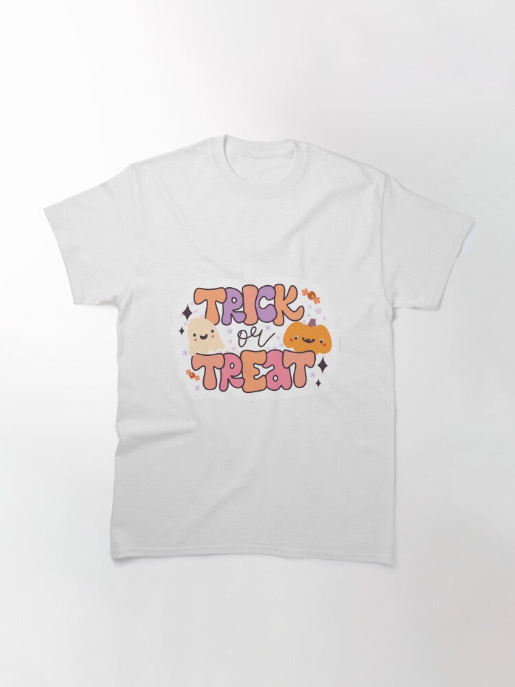 Trick Or Treat Funny Halloween Gift For Kids Classic T Shirt Premium Print
