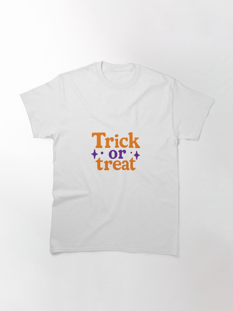 Trick Or Treat Classic T Shirt Clean Design 35