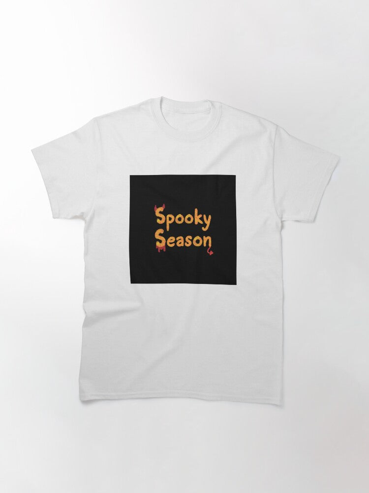 Spooky Season Text Design Classic T Shirt