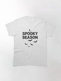 Spooky Season Halloween Bats Moon T Shirt Design Classic