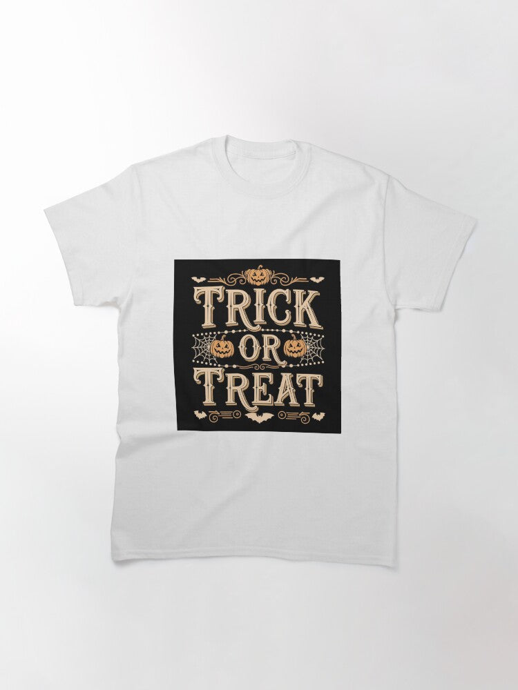 Trick Or Treat Classic T Shirt Everyday Wear 7