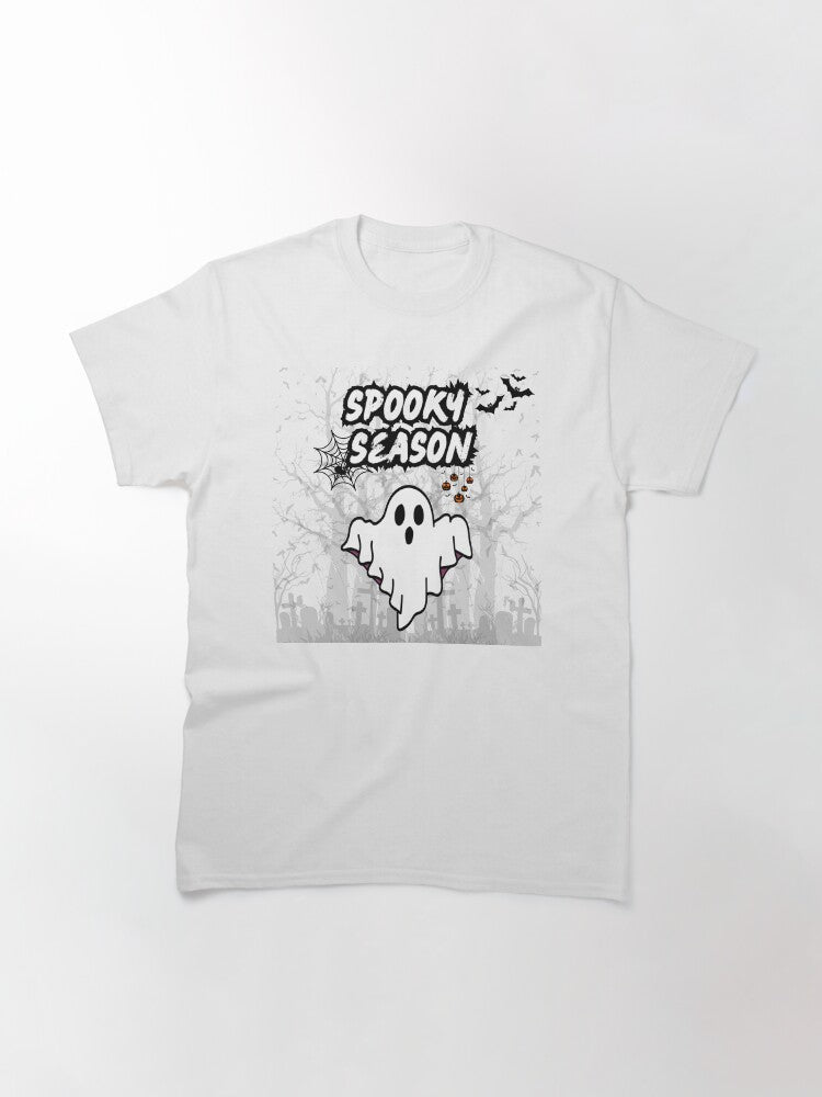 Spooky Season Halloween Ghost Classic T Shirt 3