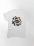 Trick Or Treat Badge Classic T Shirt Clean Design
