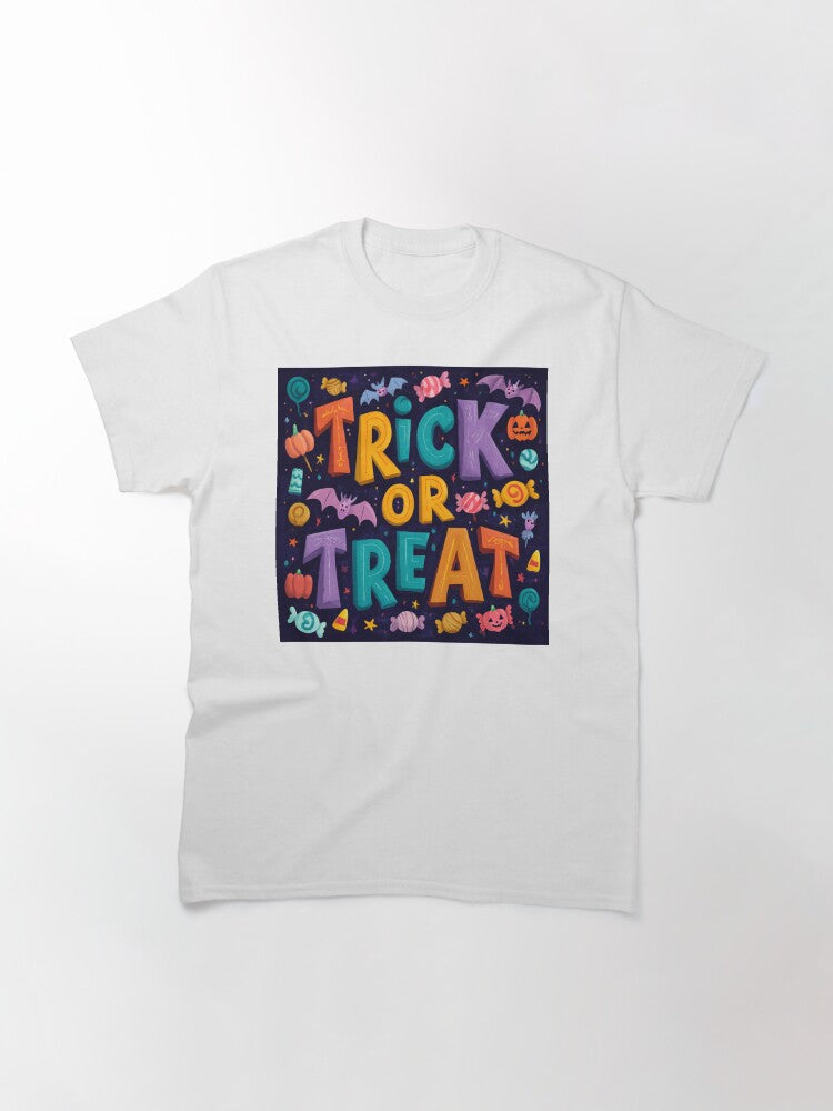 Trick Or Treat Classic T Shirt Clean Design 39