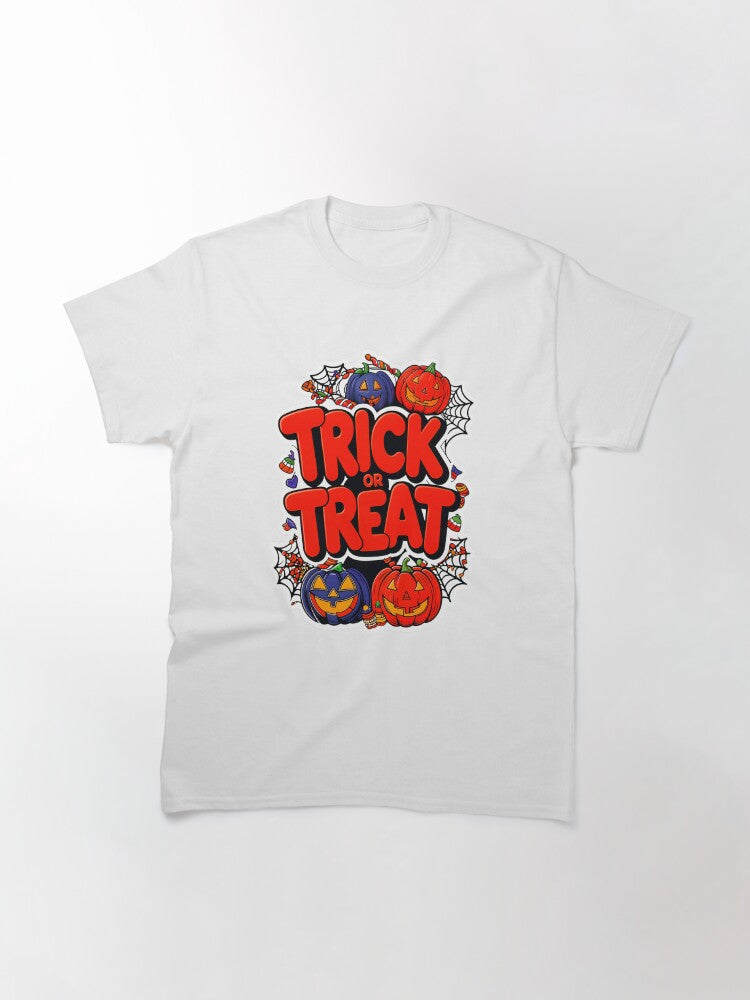 Trick Or Treat Happy Halloween Classic T Shirt Premium Print