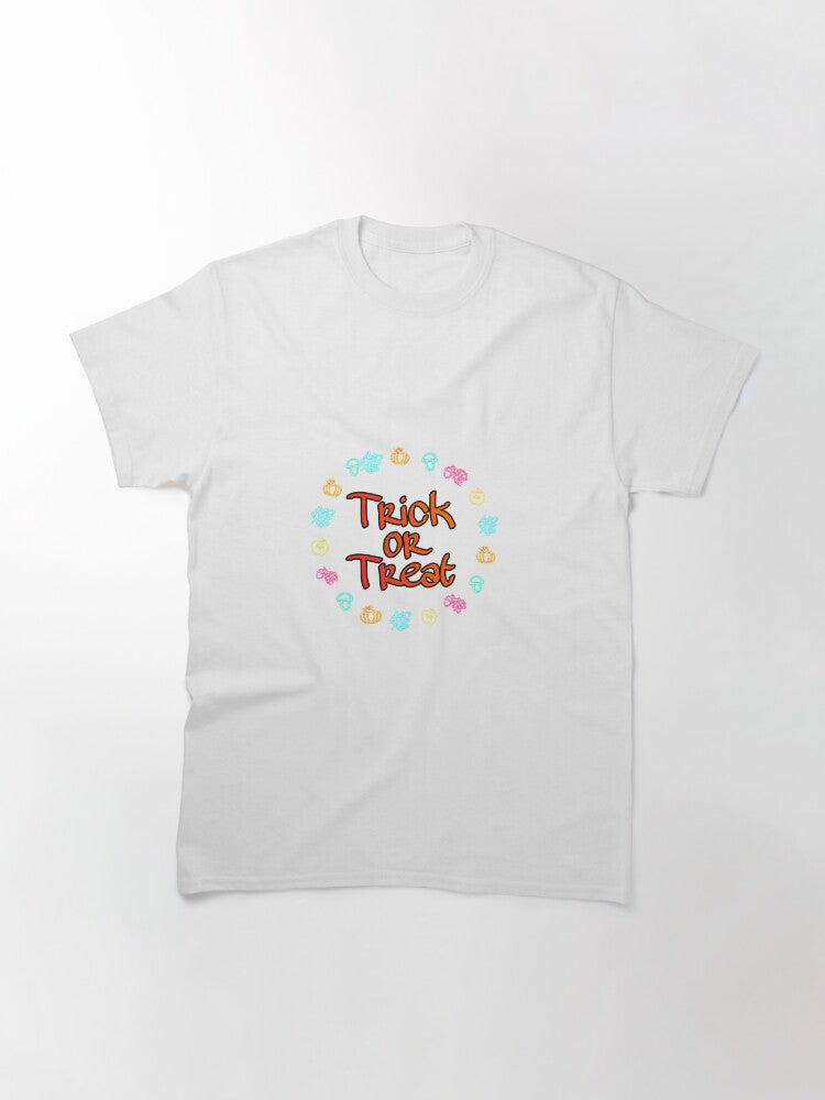 Trick Or Treat Classic T Shirt Clean Design 24