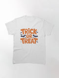 Halloween Trick Or Treat Classic T Shirt Clean Design 2