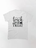 Trick Or Treat Classic Halloween Spooky Season Design T Shirt Minimal Style