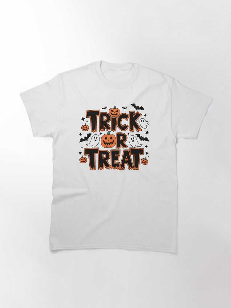 Trick Or Treat Pumpkin T Shirt Classic Everyday Wear