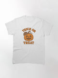 Retro Halloween Trick Or Treat Pumpkin Classic T Shirt Premium Print