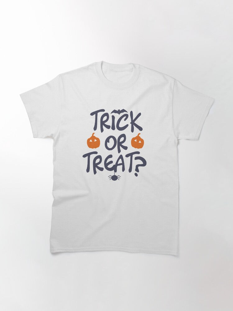 Trick Or Treat Classic T Shirt Clean Design 37