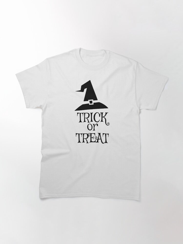 Trick Or Treat Classic T Shirt Everyday Wear 29