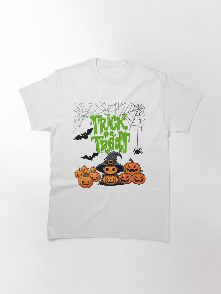 Trick Or Treat Classic T Shirt Premium Print 8