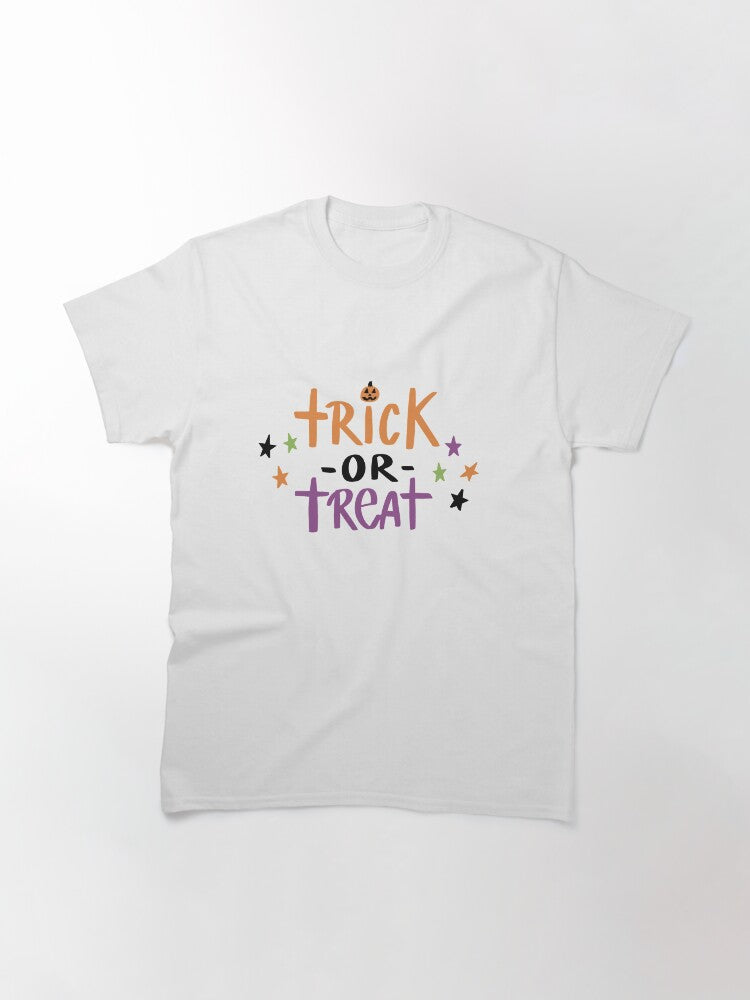Trick Or Treat Classic T Shirt Minimal Style 13