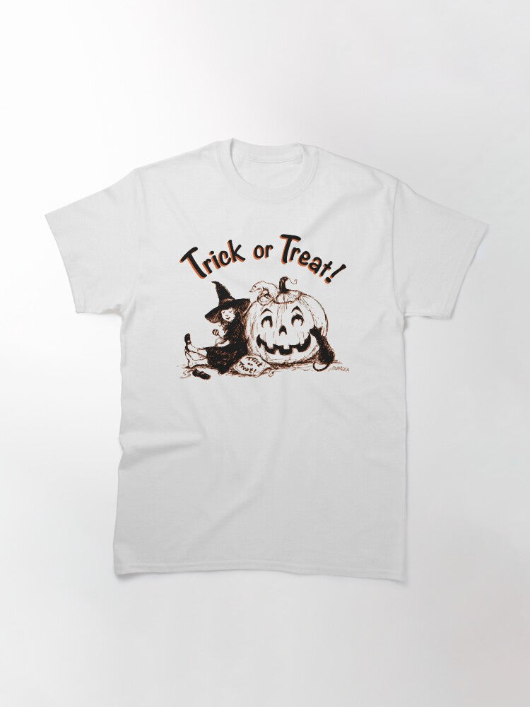 Trick Or Treat Classic T Shirt US Trend 7