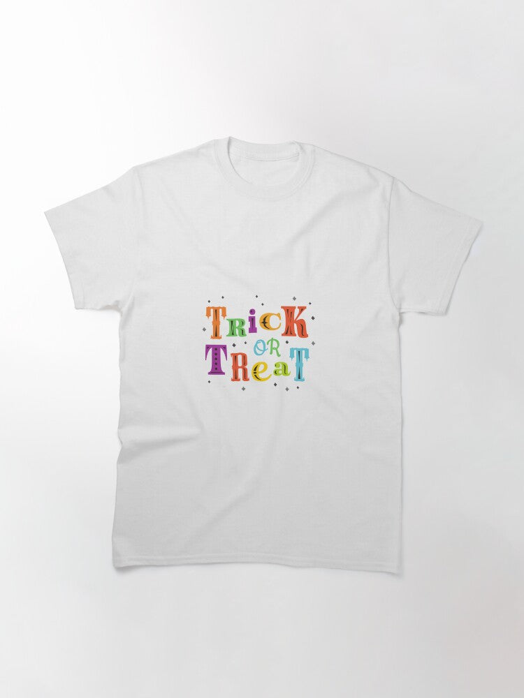 Trick Or Treat Classic T Shirt Clean Design 3
