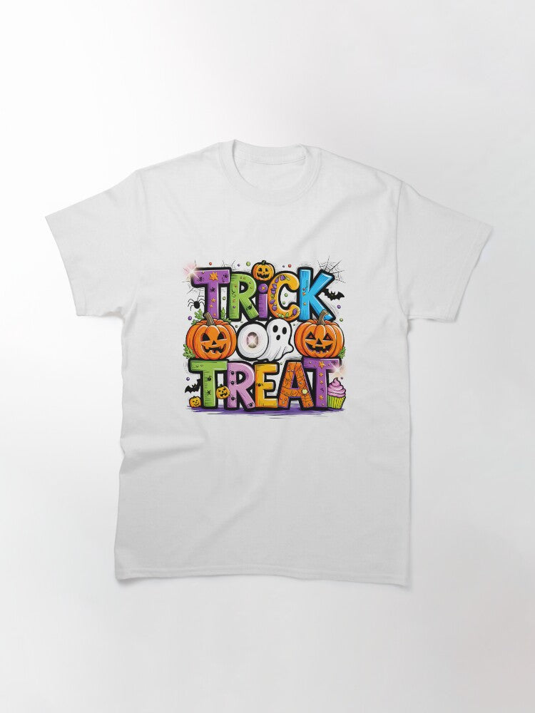 Trick Or Treat Gifts And Apparel Halloween Cute For Teens Classic T Shirt Clean Design