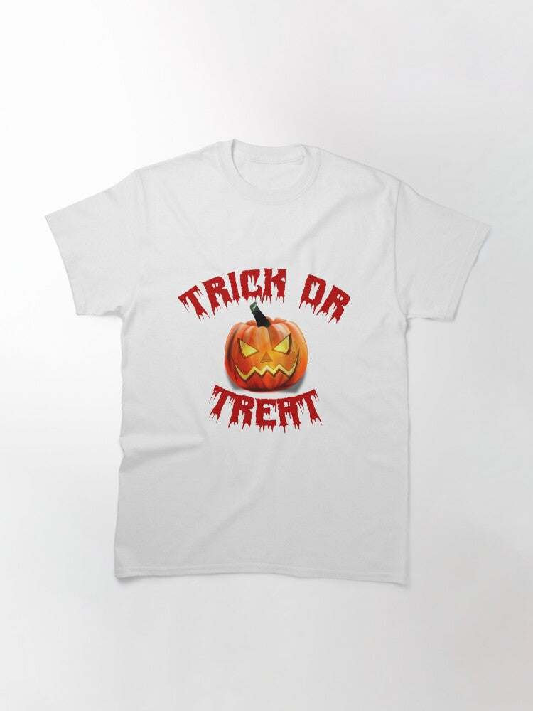Trick Or Treat Classic T Shirt Minimal Style 15
