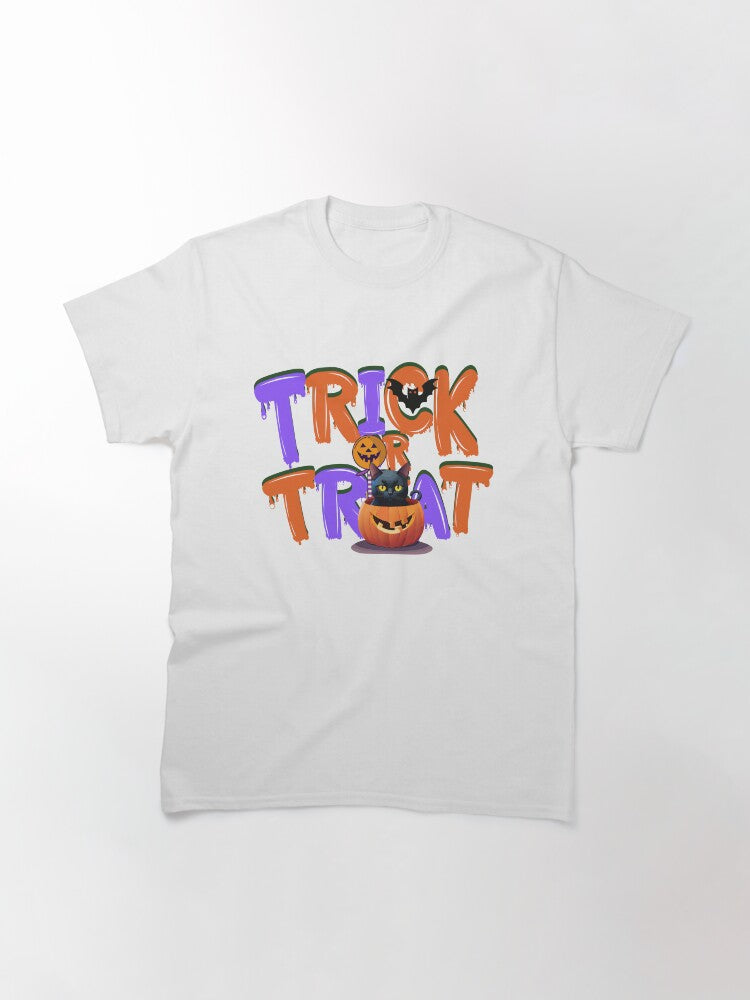 Trick Or Treat Classic T Shirt Clean Design 27