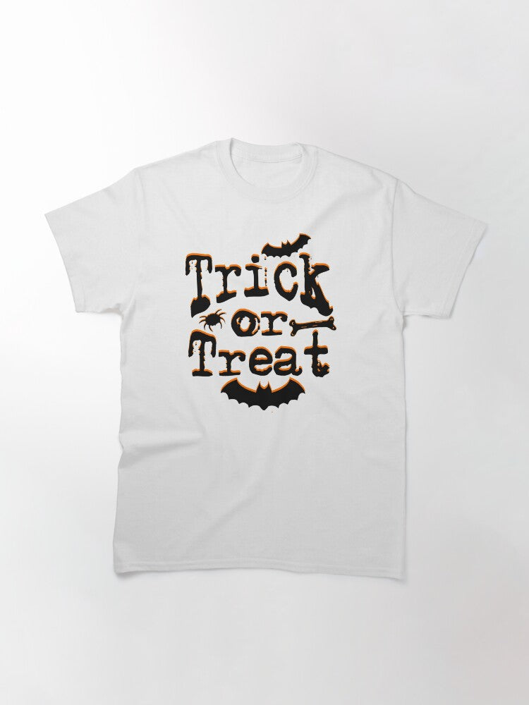 Trick Or Treat Halloween Classic T Shirt Premium Print 3