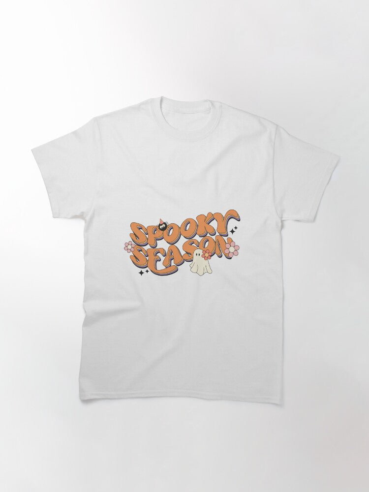 Spooky Season Halloween T Shirt Cute Ghost Halloween Shirt Retro Fall Shirt Fall Shirt Halloween Vibes Shirt Spooky
