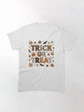 Trick Or Treat Halloween Png Decorative Spooky Lettering Design Classic T Shirt Gift Ready