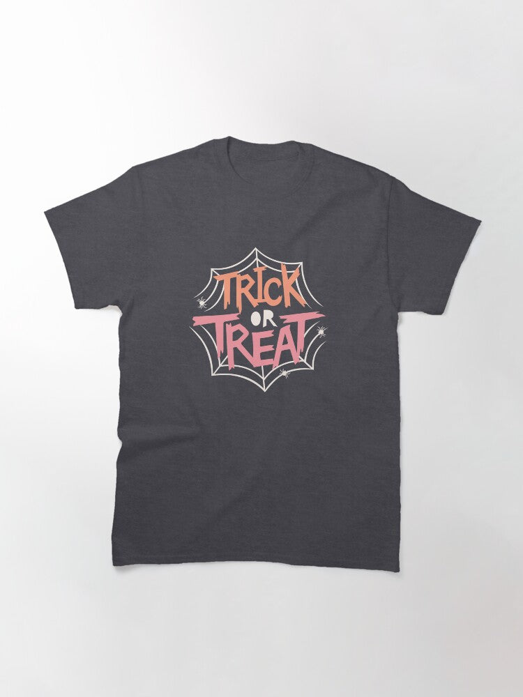 Trick Or Treat Classic T Shirt Minimal Style 19