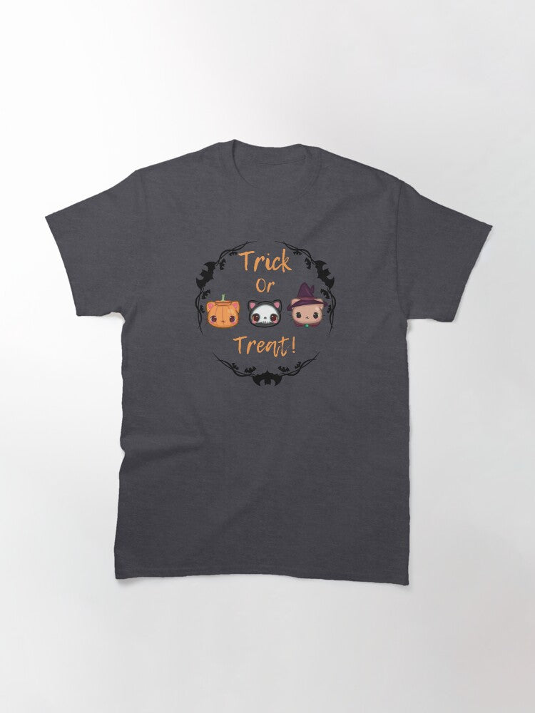 Trick Or Treat Classic T Shirt Minimal Style 28