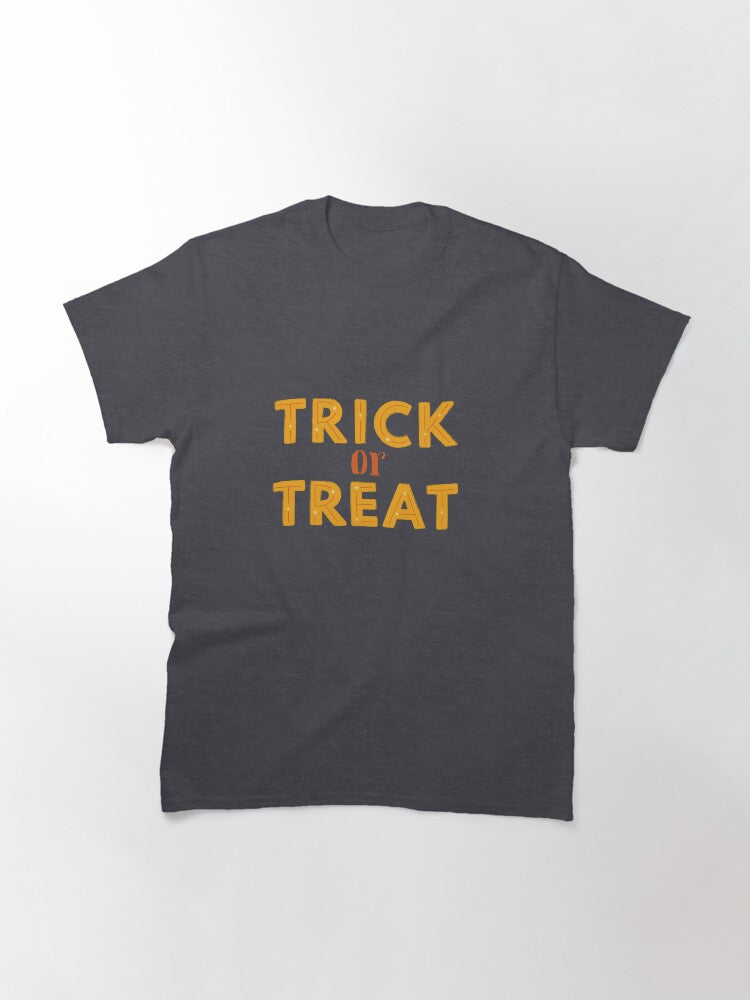 Trick Or Treat Classic T Shirt Ho Minimal Style