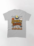 Spooky Season Halloween Pumpkins Cute Ghost And Skull Classic T Shirt