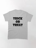 Halloween Trick Or Treat Classic T Shirt Clean Design 3