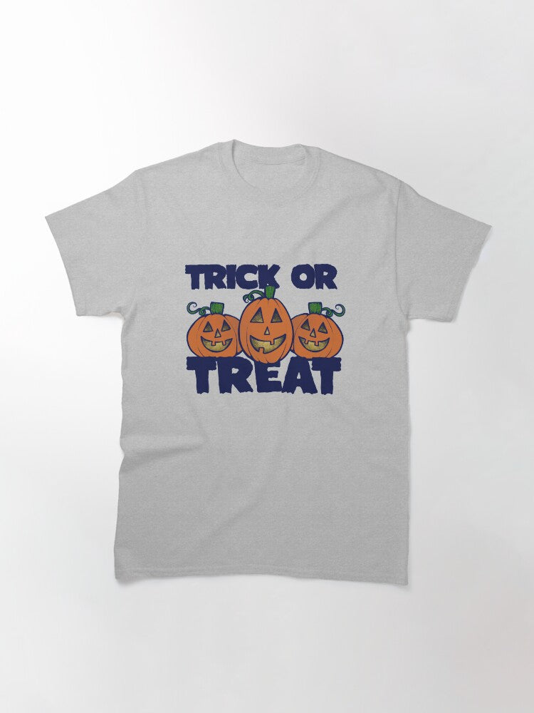 Trick Or Treat Classic T Shirt Clean Design 11