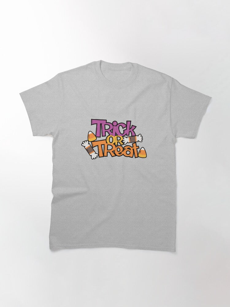Trick Or Treat Phrase Classic T Shirt Gift Ready