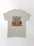 Trick Or Treat Halloween Classic T Shirt Minimal Style