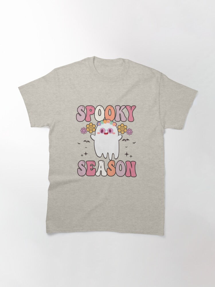 Groovy Ghost Spooky Season Classic T Shirt 6