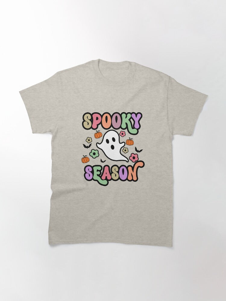 Groovy Ghost Spooky Season Classic T Shirt 8