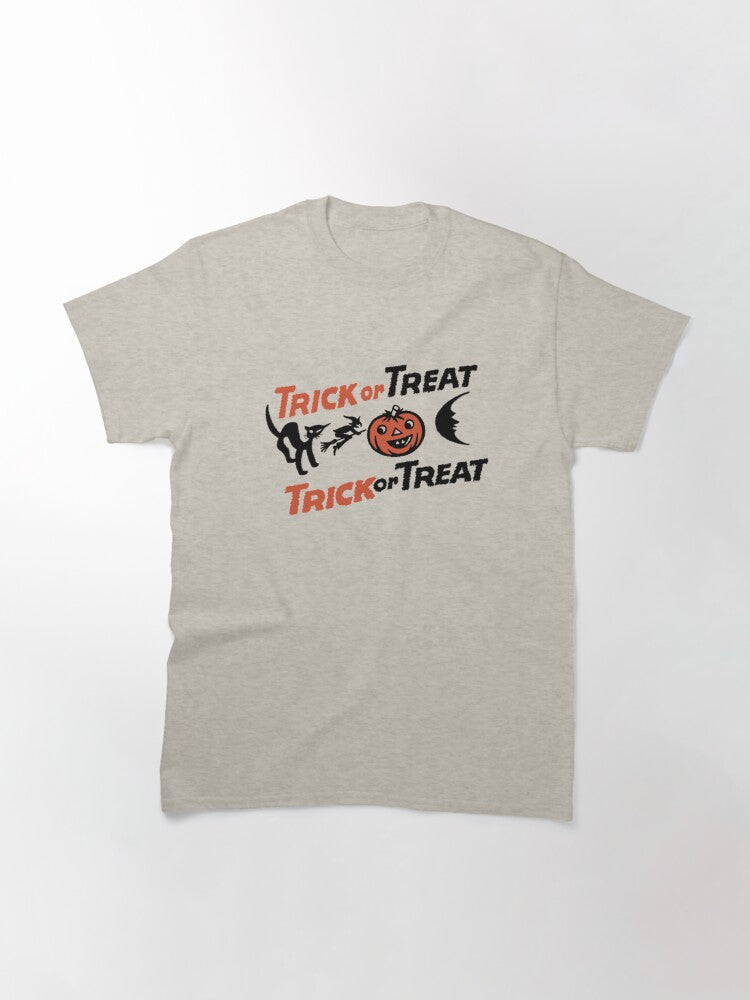 Trick Or Treat Classic T Shirt Clean Design 25