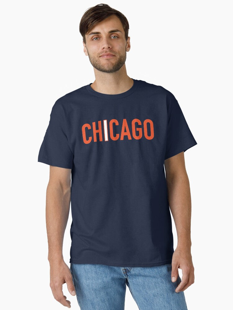 Ch1cago Qb1 Orange Classic T Shirt T Shirt Limited Vibe
